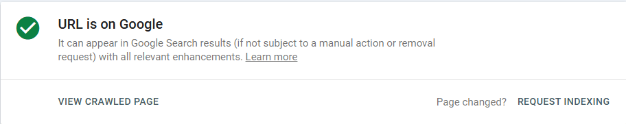 Checking indexing and crawling issues in Google Search Console